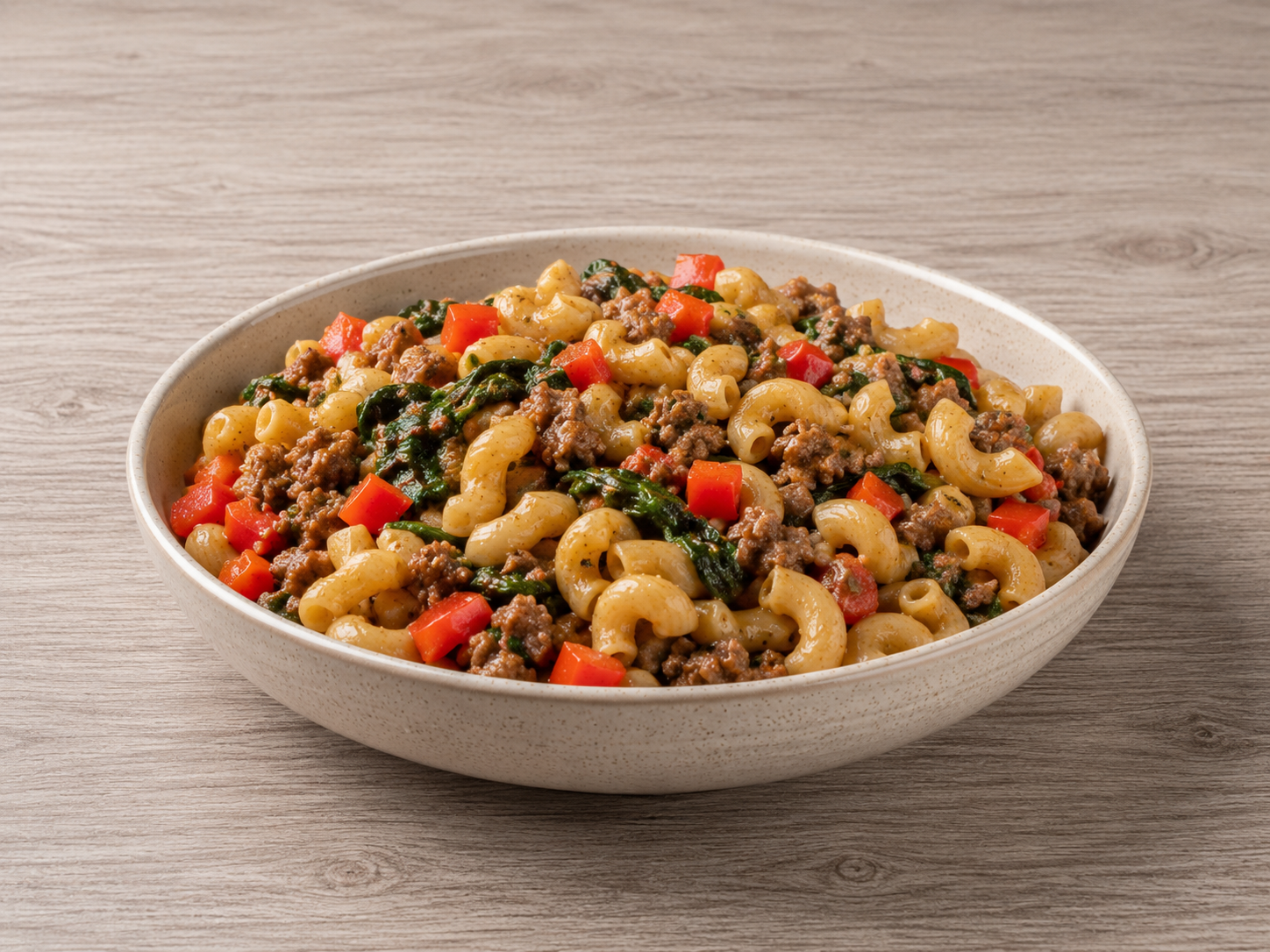 Bol repas protéiné préparé : Mac and Beef par Protéine Express à Montréal