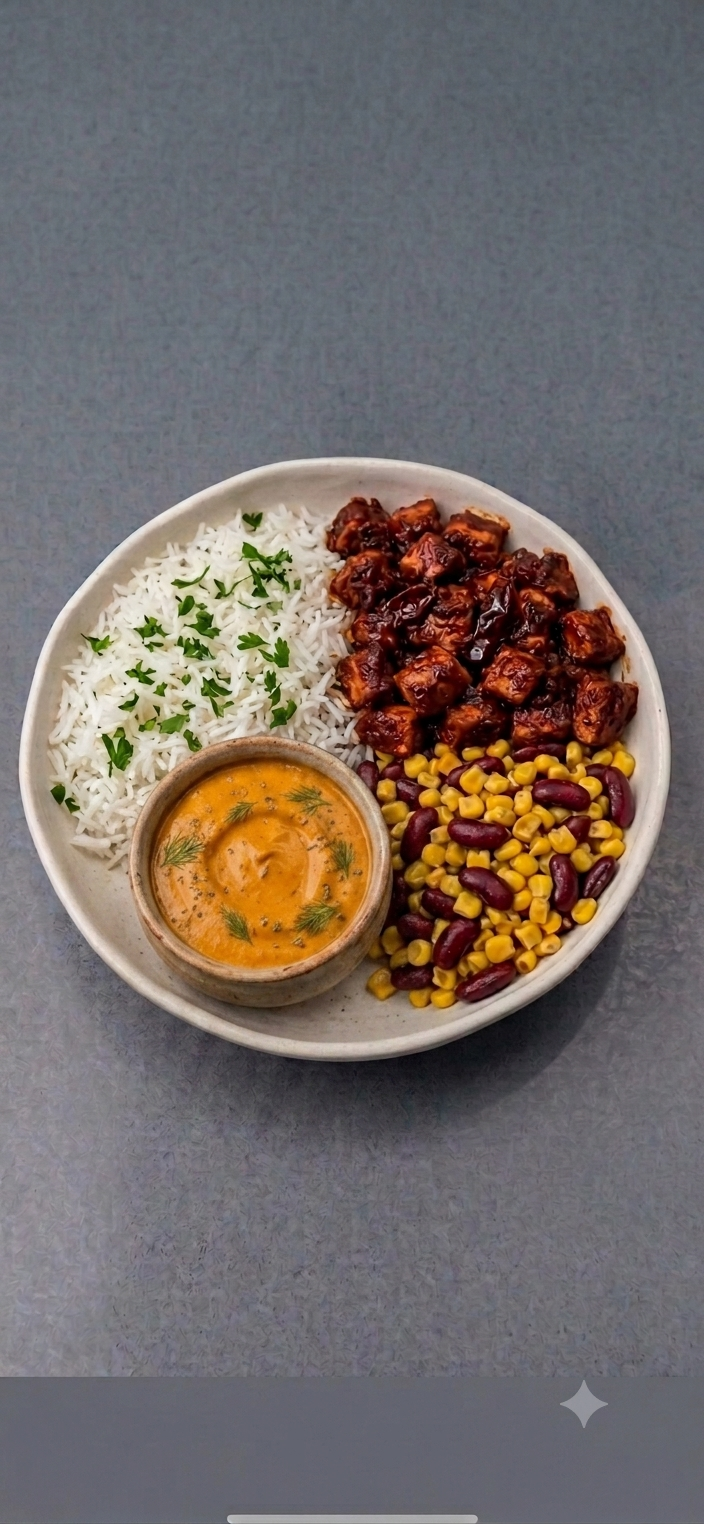Bol repas protéiné préparé : Chipotle Chicken Plate par Protéine Express à Montréal